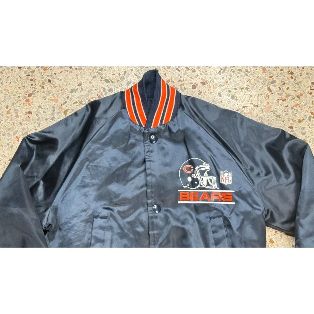 Chalk Line NFL Vintage Chicago Bears Snap Button Toddler Bomber Jacket Size‎ 6/8
